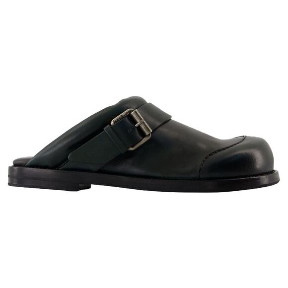 Buckle Mules - Acne Studios - Leather - Green - Picture 1 of 3